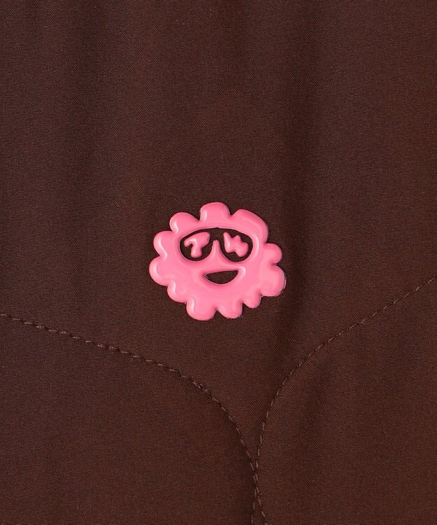 PW CIRCULUS 【撥水加工 / ストレッチ】【MEN】キルティング中綿プルオーバー ゴルフ ダークブラウン系