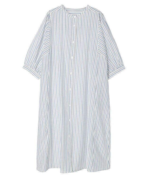 Green Parks Ｉ　切替ロングシャツワンピース Stripe