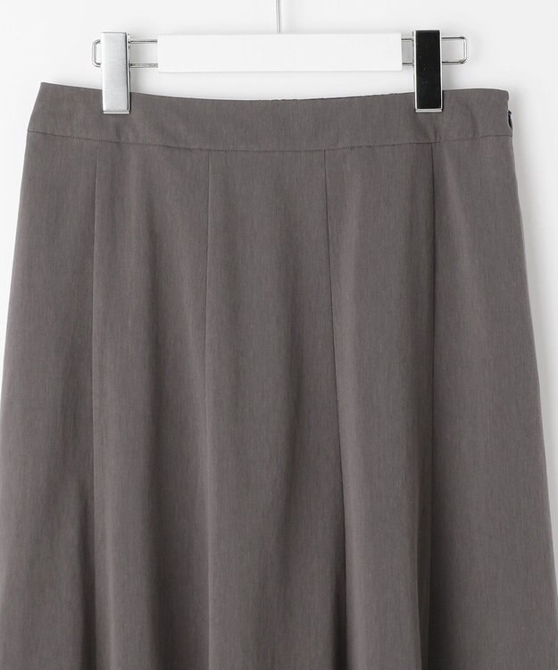 J.PRESS LADIES L 【洗える】シアートリコット フレアー スカート グレー系