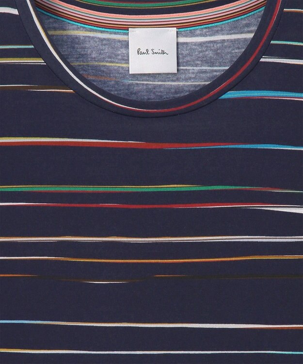 Paul Smith Signature Pinstripe 半袖Tシャツ ネイビー