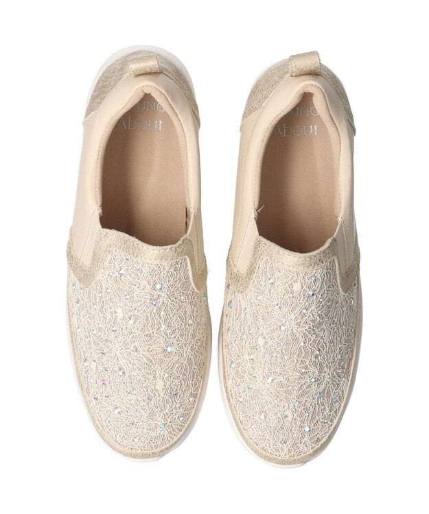 Bridget Birkin 【Round About】スリッポンヒールスニーカー ゴールドコンビ