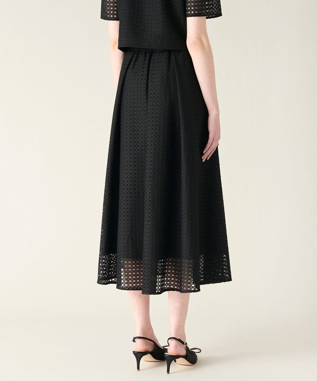 GRACE CONTINENTAL レースタックスカート ブラック