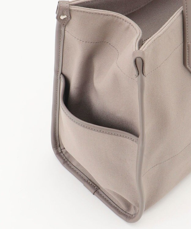 Y'SACCS バインダーキャンバスA4トートバッグ グレージュ