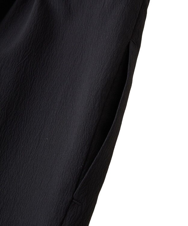 earth music&ecology ミニフリルフロントジップロンパース Black