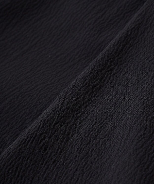 earth music&ecology ミニフリルフロントジップロンパース Black