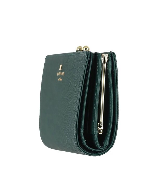 LANVIN en Bleu リュクサンブール 口金二つ折り財布 ディープグリーン