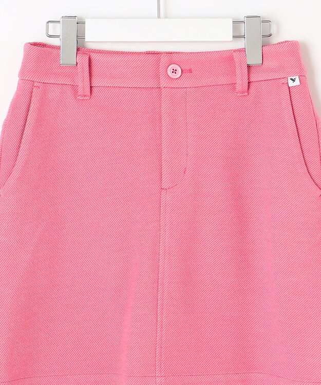 23区GOLF 【WOMEN】【手洗い可】クロスサーモツイル 台形 スカート ピンク系