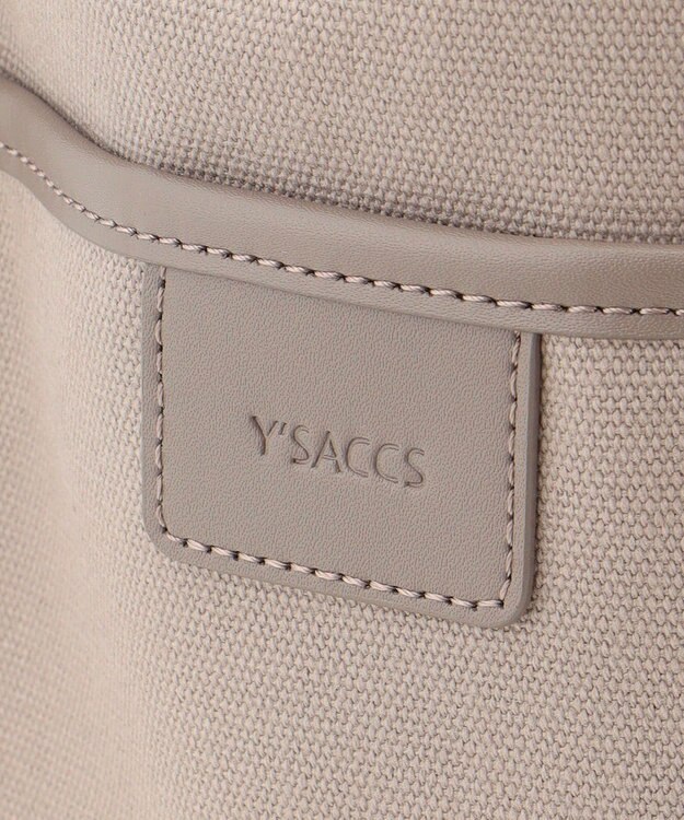 Y'SACCS バインダーキャンバスA4トートバッグ グレージュ