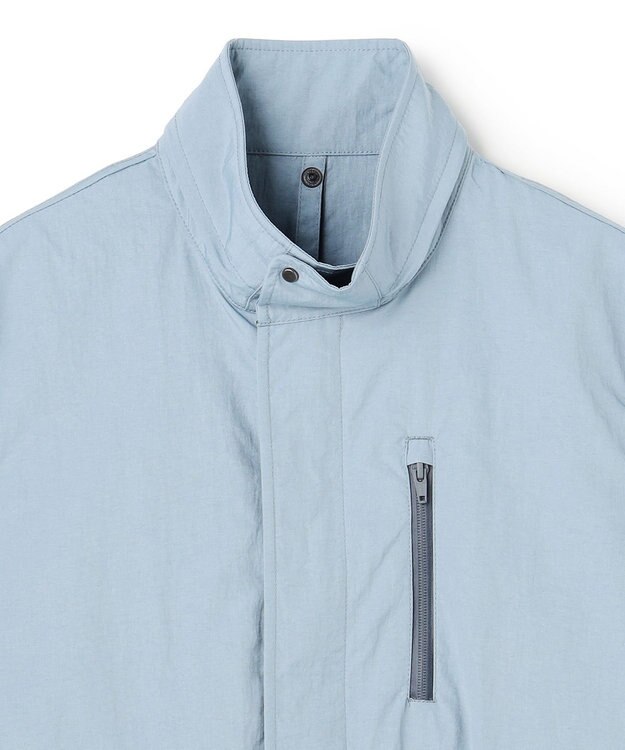 JOSEPH HOMME 新素材【高機能素材/ライナードッキング対応】トラセアナイロンタッサー　モッズコート スカイブルー系