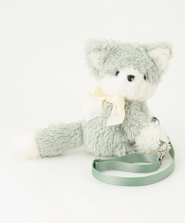 ANY KIDS ぬいぐるみ 抱っこ ポシェット キツネ