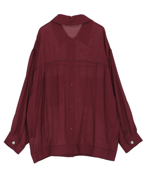 Green Parks ・ＥＬＥＮＣＡＲＥ　ＤＵＥ　カラーステッチシアーＧジャン Bordeaux