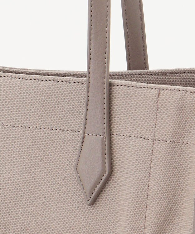 Y'SACCS バインダーキャンバスA4トートバッグ グレージュ