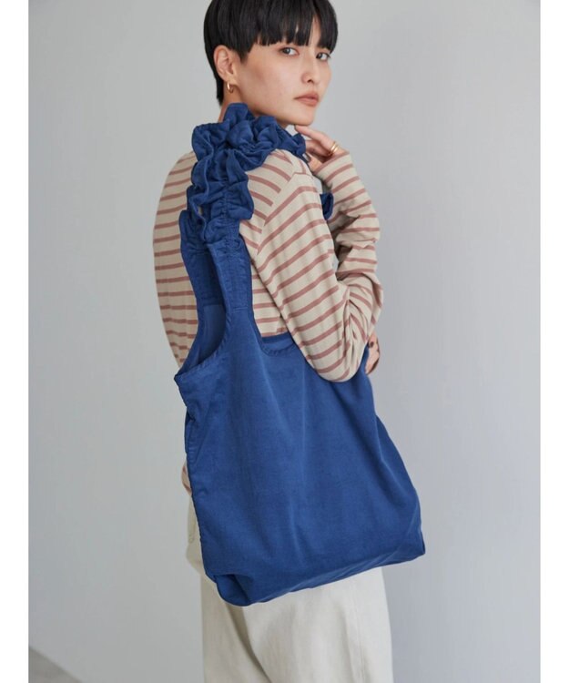 AMERICAN HOLIC コーデュロイフリルＢＡＧ Navy