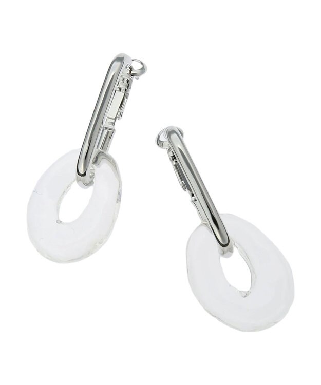 Green Parks ・ＨＡＬＦ　ＴＩＭＥ　ラフデザインクリア２ＷＡＹピアス B