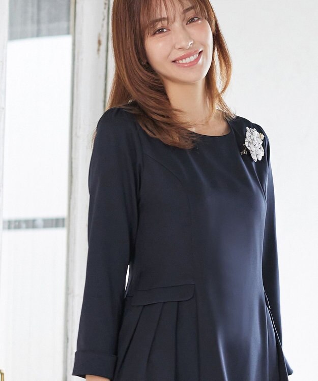 Tiaclasse 【XSサイズ追加・新色追加】サイドフラップワンピース ネイビー