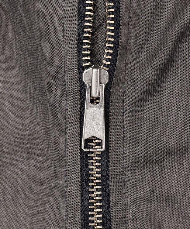 J.PRESS MEN 【J.PRESS ORIGINALS】Bleach Viscose Cotton Satin Flight Jacket / Japan Made グレー系