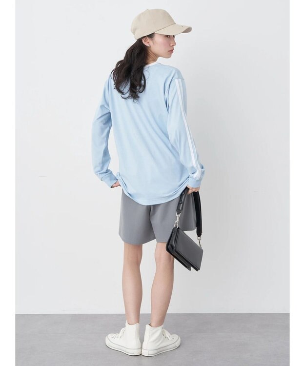 earth music&ecology フットボールＴＥＥ Light Blue