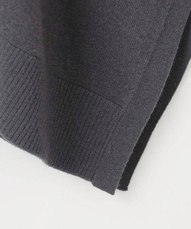 J.PRESS LADIES S 【洗える】SOFT TOUCH WOOL ニット ポンチョ スレート系