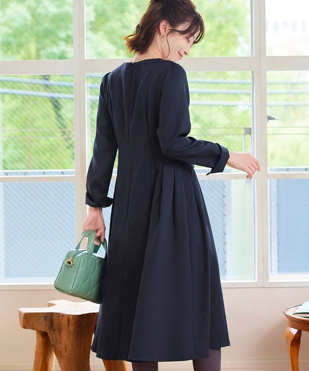 Tiaclasse 【XSサイズ追加・新色追加】サイドフラップワンピース ネイビー