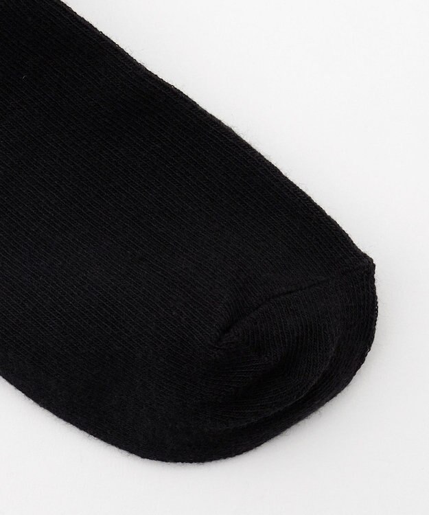 ANY KIDS クマ刺繍 ニーハイソックス ブラック