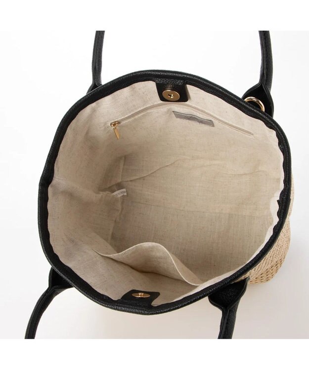 UNBILLION cachecache スマホショルダー付ポリプロピレンwayトート ブラック