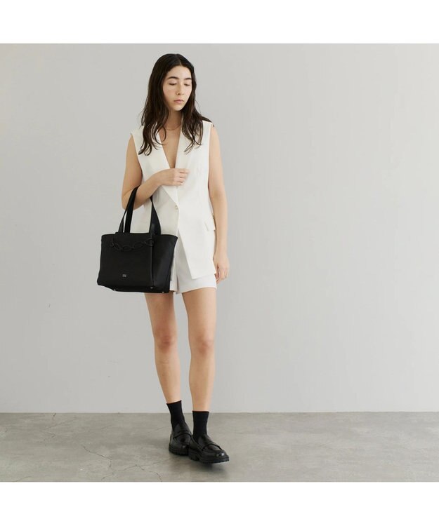 PELLE BORSA トートバッグ Bloom ブルーム 5846 ブラック