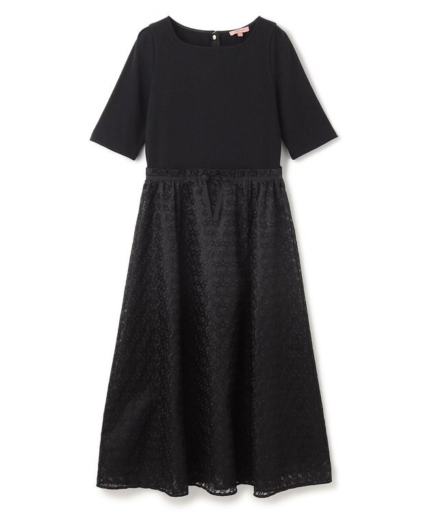 TOCCA 【洗える・消臭】FLOWER OF WINDMILL ドレス ブラック