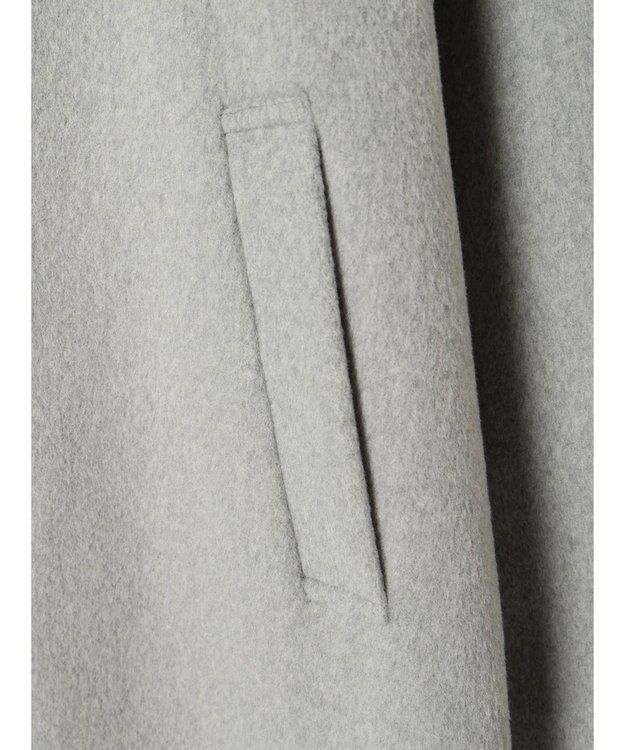 Green Parks ２ｗａｙフード取り外し比翼コート Gray