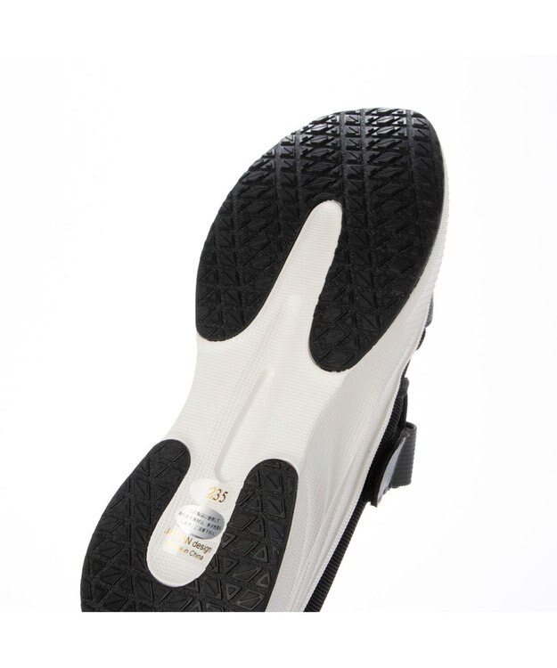 MODE ET JACOMO <MODE ET JACOMO>【軽量】厚底ベルテッドスニーカー ブラック