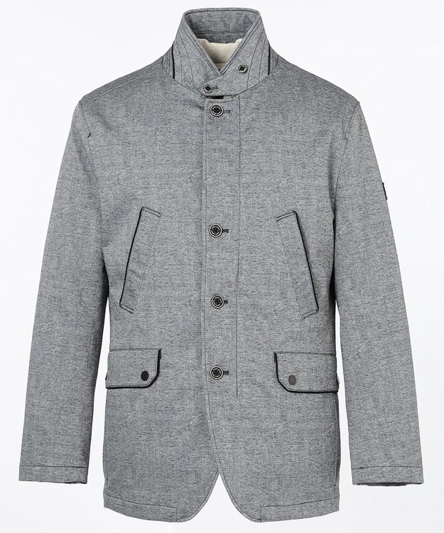 JOSEPH ABBOUD 【キングサイズ】DSDスラブジャガード ライナー付き ブルゾン ライトグレー系