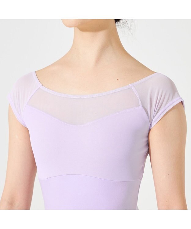 Chacott フレンチスリーブレオタード ライラック