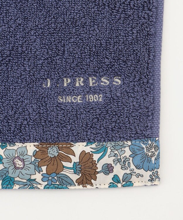 J.PRESS LADIES LIBERTY タオルハンカチ ダルブルー系