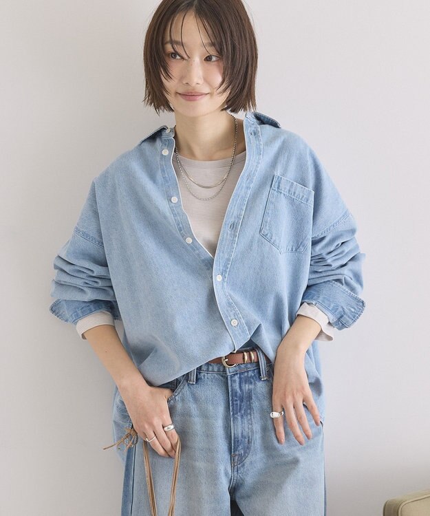 AMERICAN HOLIC アソートデニムシャツ Orange