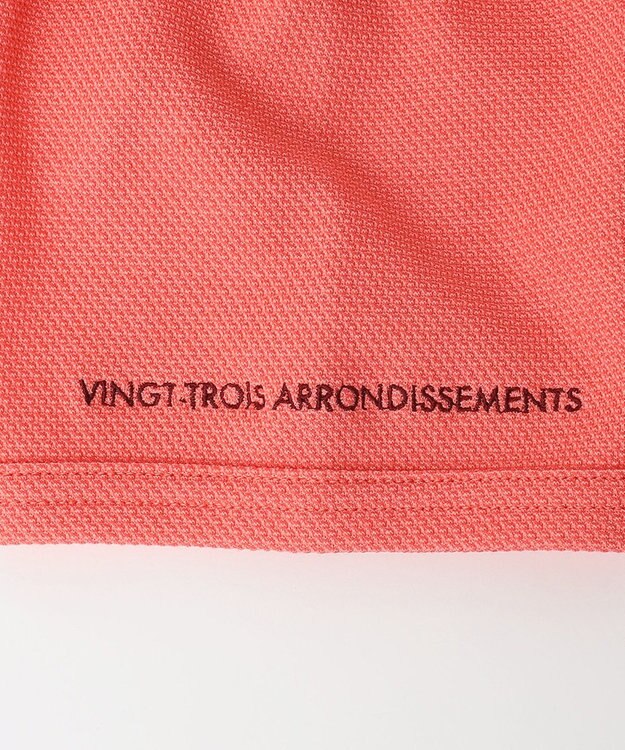 23区GOLF 【WOMEN】ハニカムライト鹿子 半そでポロシャツ ピンク系