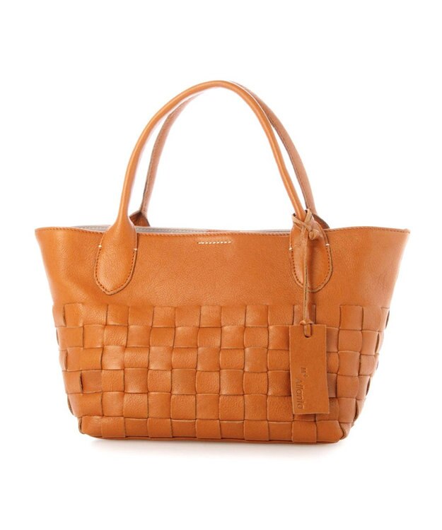 UNBILLION アトランタ ATLANTA / 牛革メッシュ手提げトート キャメル