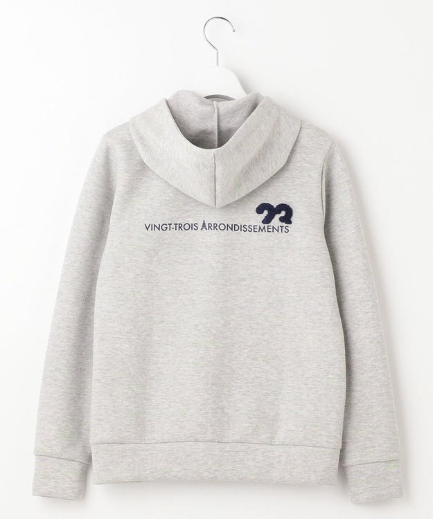 23区GOLF 【WOMEN】【UVケア】ダンボールニット ジップアップパーカー ライトグレー系