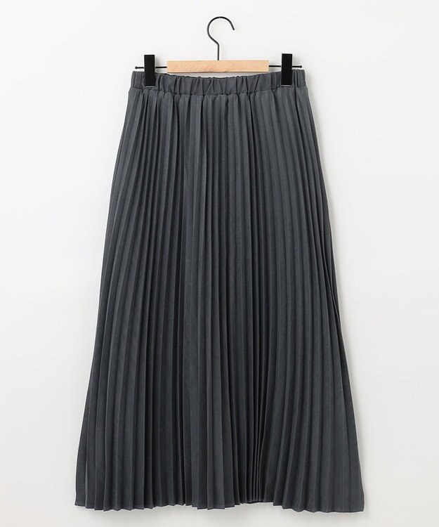 SHARE PARK LADIES マイクロコーデュロイスカート グレー系