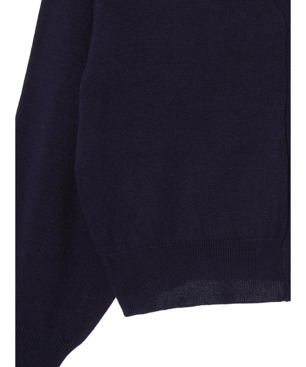 earth music&ecology ちびスカラップカーディガン Navy