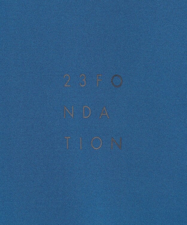 23区GOLF 【23Fondation/MEN】ストレッチ裏フリース モックネック ダルブルー系