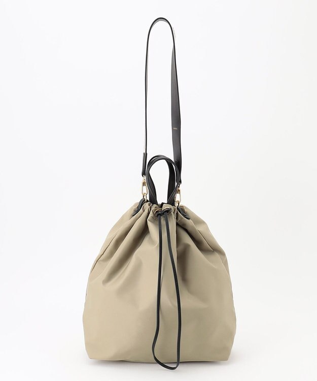 23区 ORSETTO ナイロン ショルダー バッグ ベージュ系