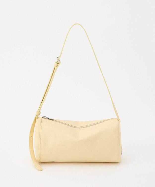 russet ソフトレザーロールショルダーバッグ(CE-1661) CreamYE