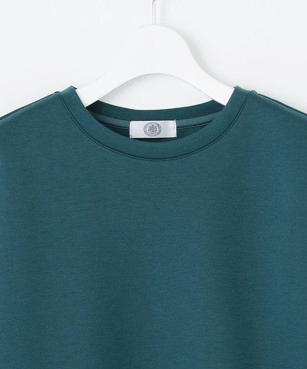 J.PRESS LADIES L 【WEB限定カラーあり】ダンボールニットジャージー カットソー ブルーグリーン系