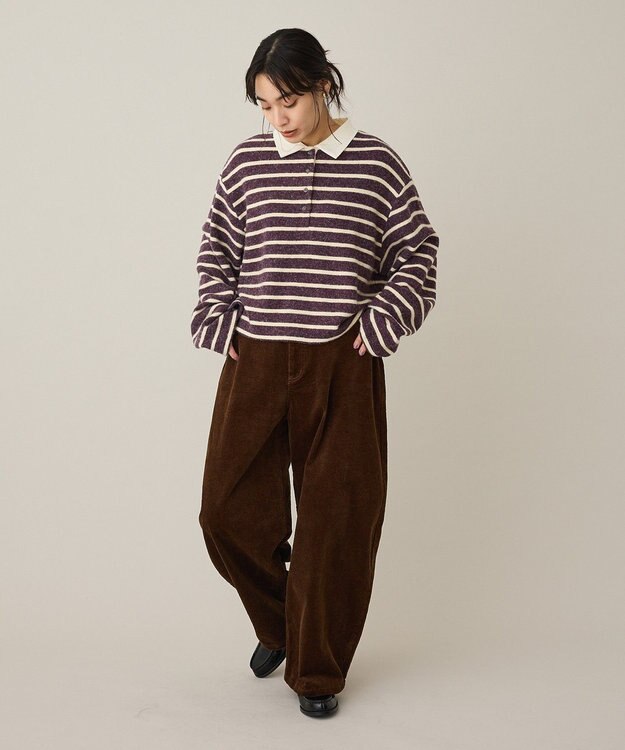 CRAFT STANDARD BOUTIQUE コーデュロイコクーンパンツ Brown
