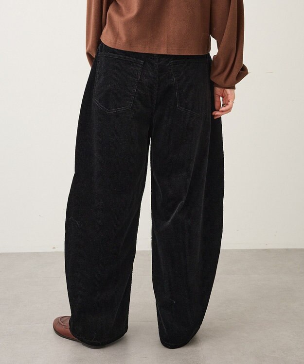 CRAFT STANDARD BOUTIQUE コーデュロイコクーンパンツ Black