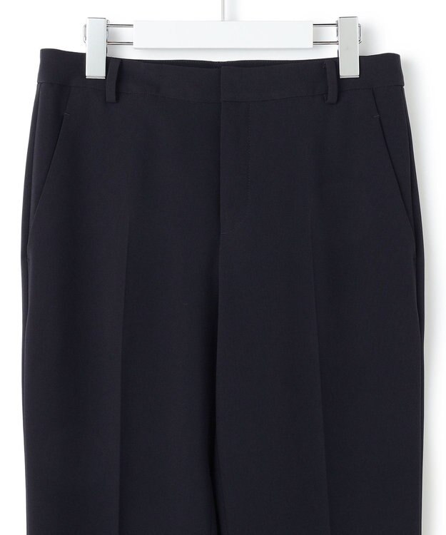 23区 S 【セットアップ対応】トリアセダブルジョーゼット パンツ (丈長め) ネイビー系