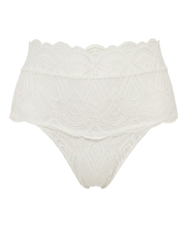 BRADELIS New York 【BRADELIS Me】Lovely Backstyle Panty26S1  総レースのハイウエストパンティ ショーツ オフホワイト