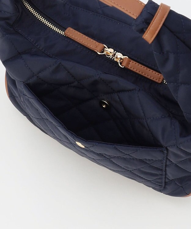 LA BAGAGERIE キルティング2WAYショルダーバッグ ネイビー