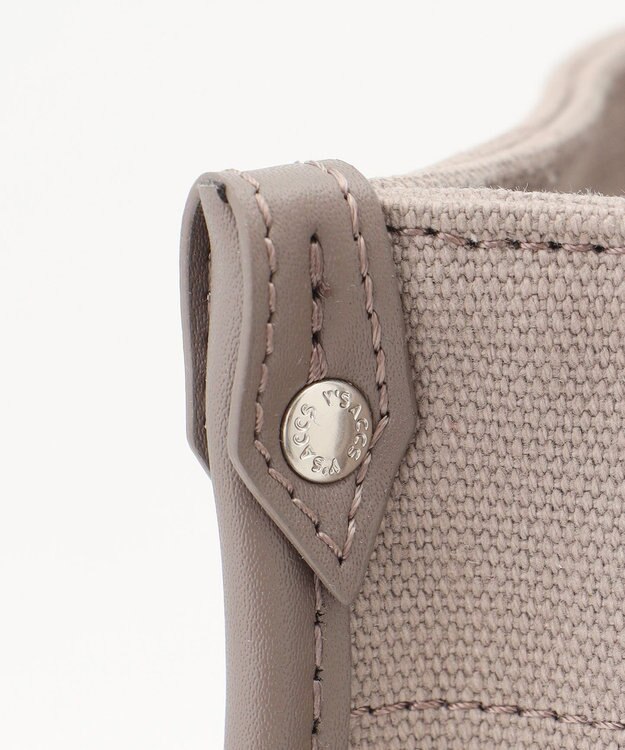 Y'SACCS バインダーキャンバスA4トートバッグ グレージュ