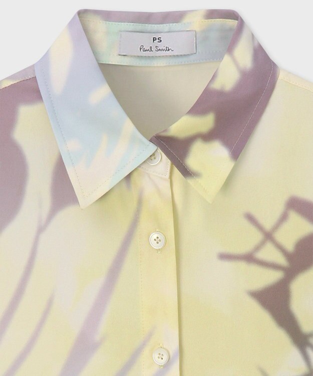 Paul Smith 【洗える】Sun Shadow シャツワンピース ライトイエロー