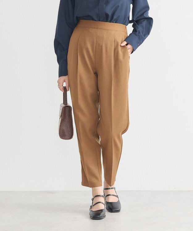 earth music&ecology テーパードパンツ Camel